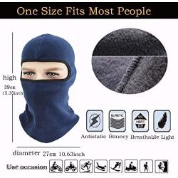 Balaclava Face Mask Polar Fleece for Men Women Windproof Warm Tactical Soft Lightweight Ski Motorcycle Running Outdoor Riding
