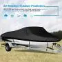 NEXCOVER Trailerable Boat Cover, Length: 14-16 Beam Width: up to 68