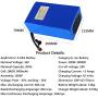 Jieoto 36V 20Ah 10S6P E-Bike Lithium Battery Pack 25Ah 10S8P Electric Bikes Li-ion Battery with Charger for 200W-1000W Motor for Scooters Electric Tools Electric Tricycles