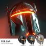 Mando The Mandalorian Star Wars Push to Start Button Cover, Car Ignition Button Cover, Car Start and Stop Button Decoration Ring, Anti Scratch Car Button Decoration Ring (Black)