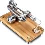 Sunnytech Hot Air Stirling Engine Motor Generator Education Toy Electricity M14-03-S-M16-22-D