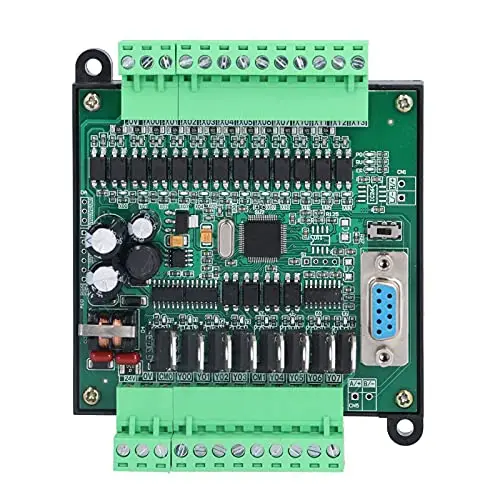12V PLC Control Programmable Logic Controller DC12V 2N20MT Industrial Control Board PLC Programmable Logic Controller Relay Output(Add Base)