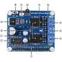 Raspberry Pi Motor Driver Expansion Module Board DC Motor Stepper Motor Driver with Freescale H-Bridge Driver MC33886 for DIY Mobile Robot Remote Control Based on Raspberry Pi