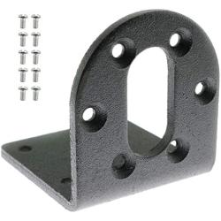 PSCCO DC Gear Motors Mounting Bracket L Shape DC Geared Reduction Motor Fixed Seat Holder 37mm