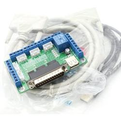 5 Axis Breakout Board interface Mach3 Stepper Motor Driver CNC Router Engraving Milling Machine CNC Controller