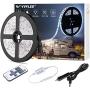 VVFLED RV Awning LED Lights, 16.4ft Waterproof LED Awning Party Lights for DIY RV & Campers, Motorhome Travel Trailer Concession Stands Food Trucks (White, 12V)