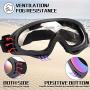 LOEO Motorcycle Goggles 2 Pack-ATV Dustproof Dirt Bike Goggles for Ski Racing Riding, Off Road Waterproof Motocross Goggles