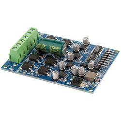 Stayhome 1pcs DC Brush Motor Controller 16A Dual H-Bridge DC Brushed Motor Driver Board DC 5V-36V 12V 24V 36V High Power Motor Drive Control