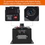 Universal PWM DC 6V-90V 15A Wide Voltage Stepless Brushed Motor Speed Controller High Precision Variable PLC Voltage & Speed Regulator With Output Voltage LED Display