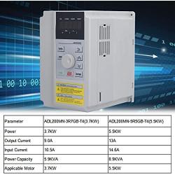 3 Phase Variable Frequency, Controllers Motor Speed Controllers Drive VFD Motor Speed Controller Vector Inverter Converter 380V[3.7KW]