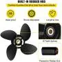 VEVOR Outboard Propeller, Replace for OEM 48-8M8026630, 4-Blade 10.3 VEVOR Outboard Propeller, Replace for OEM 48-8M8026630, 4-Blade 10.3