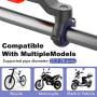 Bike Phone Mount Motorcycle Cellphone Holder with Universal Adapter Handlebar Stand for elctric-Bicycle, Mountain , Road Bike, Scooter iphone/samsung/google-2nd Gen, Huawei etc., red press button