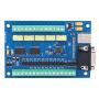 Fafeicy MACH3 USB Interface Board, Motion Controller Card,USB 12-24V 5 Axis 100KHz Motion Controller Card Breakout Board with Handwheel Interface