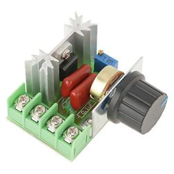 Motor Speed Controllers, AC 50-220V 2000W 25A AC Motor Speed Controller Voltage Regulator LED Dimmers can Adjust The Output Voltage Via The Precision Multi-Ring Potentiometer