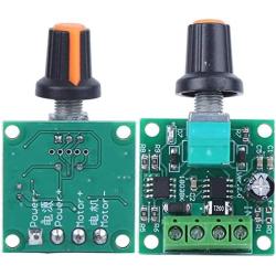 FTVOGUE 2pcs PWM DC Motor Speed Controller Adjustable Low Voltage Control Switch 1803BK 1.8V 3V 5V 6V 12V2A ,Motor Equipment Accessories