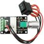 Jinchao-Dc Motor Speed Regulator PWM Motor, 6/12/24V DC Motor, Speed Controller Switch 3A Current Regulator Normal-Reverse Switch, Easy to Install