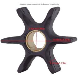 BODAO 389642/777212 Boat Engine Water Pump Impeller for Johnson/Evinrude 85-235HP Outboard Motor