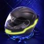 YnGia Motorcycle EL Lights 2 in 1 Style 3 Mode Flash Wire Sticky Light for Motorbike Helmet