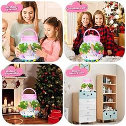 Unicorn Terrarium Kit for Kids, Unicorns Gifts for Girls 4-10 Year Old, DIY Unicorn Toy Idea Girl Birthday Presents 5-9 Year Old, Light-up Kid Arts & Crafts Kits Toys for Girls Age 6-12
