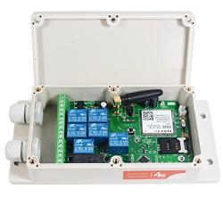 KiaoTime GSM-RELAY-US4G Volte 2022 New USA AT&T 4G 7CH Output GSM SMS Remote Control Relay Contact Switch Box iOS APP