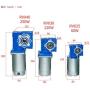 Bemonoc NMRV040 High Torque DC 12V Low Speed 22RPM Worm Gear Motor Large Power 250W with Gearbox Speed Reducer Ratio 80/1