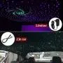 LED Fiber Optic Star Ceiling Light Kit for Car or Room 6W RGB with Music Mode Remote Controller 300 Strands 0.75mm/0.03in 2m/6.5ft Star Headliner Kits LED Fiber Optic Star Ceiling Light Kit for Car or Room 6W RGB with Music Mode Remote Controller 300 Strands 0.75mm/0.03in 2m/6.5ft Star Headliner Kits