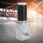 DC 12V Gear Motor High Torsion Speed Reduce Electric Gearbox Motor Reversible Worm Gear Motor 8mm Shaft (12V 400RPM)