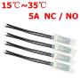 1PC 15C 20C 25C 30C 35C NC Normally Closed NO Normally Open Thermal Switch Temperature Sensor Switches Thermostat Control 5A 250V-20C,NC (Normally Closed)