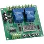 YYB-5 12v 24v Motor Forward/Reverse Control Board Two Relay Delay Timing Cycle Module Control Solenoid Valve Pumps