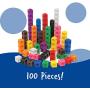 Learning Resources Primary Bucket Balance, Ages 3 and Up & Mathlink Cubes, Educational Counting Toy, Early Math Skills, Set of 100 Cubes