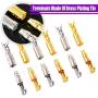 Swpeet 240Pcs Bullet Connectors Kit, 3.9mm Brass Bullet Male & Female Wire Terminals Connector with Insulation Cover for Motorcycle Scooter Car Truck with Insulation Sleeve