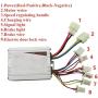 Vbestlife Brushed DC Motor Speed &Controller, Throttle Twist Grips E-Bike Scooter Tricycle Speed Controller Motor of 500W 24V 36V 48V(500W 36V)