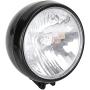 FVRITO Front Headlight head Lamp Assembly for Massimo MB200 Hensim TrailMaster Baja Heat WarriorMB165 MB200 Coleman BT200X CT200U-EX 196cc 6.5HP Mini Bike Motorsports 12 Volt 35 Watt 3 Wire Black