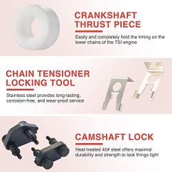 Orion Motor Tech Engine Timing Tool Set Compatible with Audi VW VAG 1.8 2.0 TSI/TFSI EA888 T10352 T40196 T40271 T10368 T10354 T10355 Crankshaft Camshaft Belt Drive Locking Alignment Timing Tool Kit