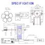 BOJACK Bathroom Vent Fan Motor 120V 60Hz 0.60A 30W Compatible with 686,687,8870,M686 YJF6158