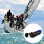 2 Set Trolling Motor Plug Receptacle Set Marine Boat Power Connector Waterproof Boat Plug 12 24 36 48 Volt Marine Plug for Freshwater Saltwater Trolling Motor Fishing Reel