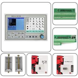 4 Axis CNC Controller, SMC4-4-16A16B CNC Motion Controller for Carving Machine Control System, High-Performance Router Control Engraving Milling Machine Stand Alone Motion Controller