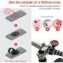 Bike Phone Mount,Motorcycle Cellphone Holder with Universal Adapter,Bicycle Out Front Handlebar Mount for Mountain Bike,Scooter,Electric,MTB and Road Bike-Compatible with iPhone/Samsung/Google-Orange