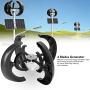 Wind Turbine Kit 1200W 4 , Handpieces & Instruments Handpiece Turbines Blade Generator With Controller AC Motor Solar System Lantern Type Double‑Layer Black for Home Camping Charging Boats[12v]