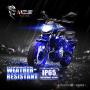 MZS Motorcycle LED Light Ki and Red 1157 Turn Signal LED Bulb
