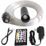 LED Fiber Optic Star Ceiling Light Kit for Car or Room 6W RGB with Music Mode Remote Controller 300 Strands 0.75mm/0.03in 2m/6.5ft Star Headliner Kits LED Fiber Optic Star Ceiling Light Kit for Car or Room 6W RGB with Music Mode Remote Controller 300 Strands 0.75mm/0.03in 2m/6.5ft Star Headliner Kits