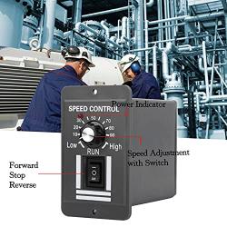 Motor Speed Controller DC12-60V 20A DC Brush Motor Speed Controller Stable and Reliable Forward Reverse Motor Speed Governor Applicable Current is Within 10A