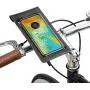 Bike Phone Mount, Motorcycle Phone Holder, Waterproof Accessories Bag Touch Screen TPU, Adjustable Bicycle Handlebar Cell Phone Pouch for up to 6.9