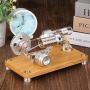 Mini Hot Air Stirling Engine Model Toy Micro Engine Generator Model Toy Gift Science Physics Education Engine Generator Motor Toy Physics Hobbyist Model Tool Ornament Gift Kids Gift