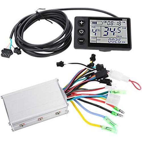 VGEBY Motor Brushless Controller, Waterproof LCD Display Panel and Ebike Scooter Brushless Motor Speed Controller Kit