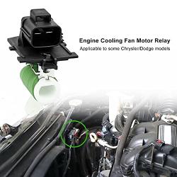 Engine Cooling Fan Motor Relay Fit for Dodge Chrysler Grand Caravan Journey Town and Country 2008-2020, Replace 68054677AA