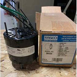 FASCO MOTOR D0030 HP 1/25 AMPS 1.7 115V 60 HZ 1550RPM