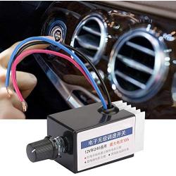 Motor Speed Controller,Universal DC 12V/24V Motor Speed Controller Switch For Car Truck Fan Heater Control