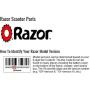 Razor E100 Twist Throttle & Controller Electrical Kit - E100 / E125 (V10+), E150 (V1+), eSpark - OEM Part #W13111612164