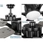 Claret Collection 5-Blade Reversible Distressed Ebony/Grey Weathered Wood 54-Inch DC Motor LED Transitional Ceiling Fan